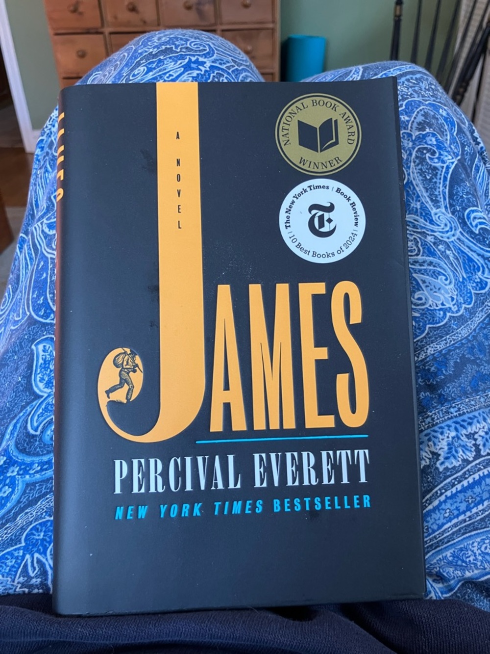 James by Percival Everett - Black & Gold Hardcover